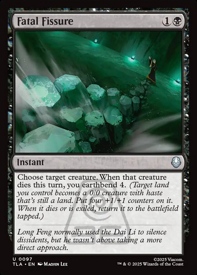 Fatal Fissure 97/286 (Avatar: The Last Airbender)  - Foil | Good Games Morley