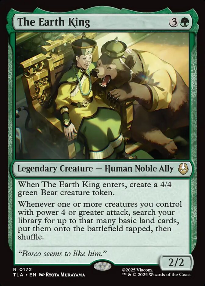 The Earth King 172 (Avatar: The Last Airbender)  - Foil | Good Games Morley