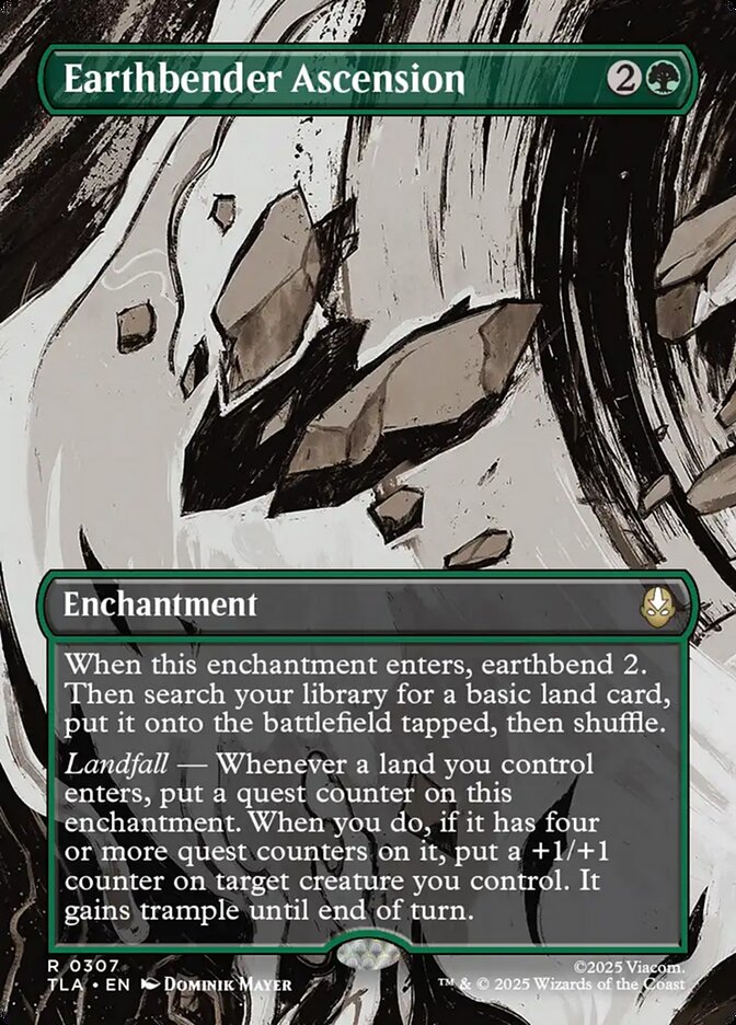 Earthbender Ascension  307/286 (Avatar: The Last Airbender)  - Borderless Foil | Good Games Morley