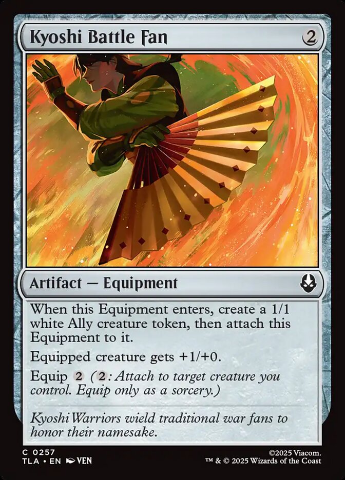 Kyoshi Battle Fan 257 (Avatar: The Last Airbender)  | Good Games Morley