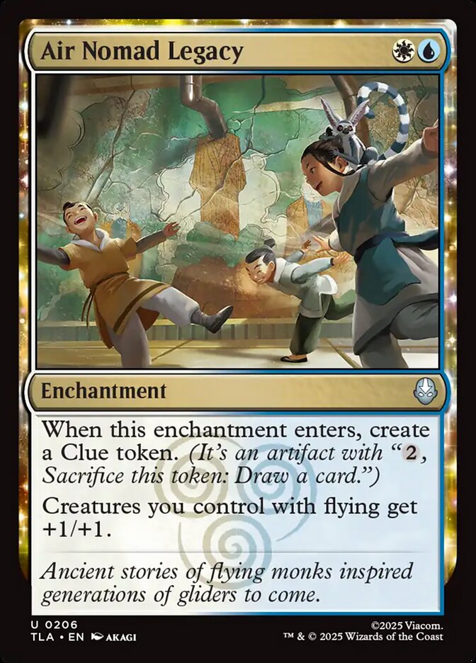 Air Nomad Legacy 206 (Avatar: The Last Airbender)  - Foil | Good Games Morley
