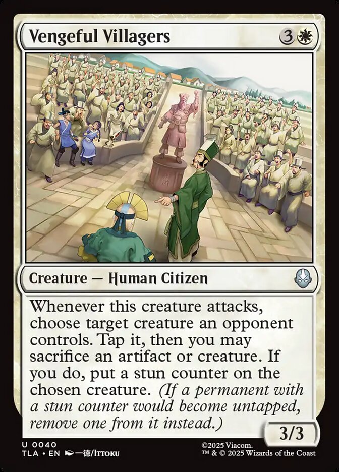 Vengeful Villagers 40/286 (Avatar: The Last Airbender)  - Foil | Good Games Morley