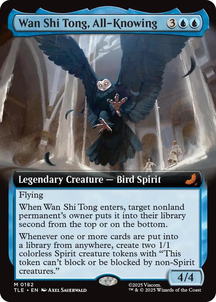 Wan Shi Tong, All-Knowing 182/317 (Avatar: The Last Airbender: Eternal-Legal)  - Extended Art | Good Games Morley