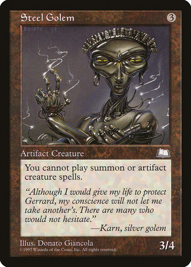 Steel Golem 157/167 (Weatherlight)  | Good Games Morley
