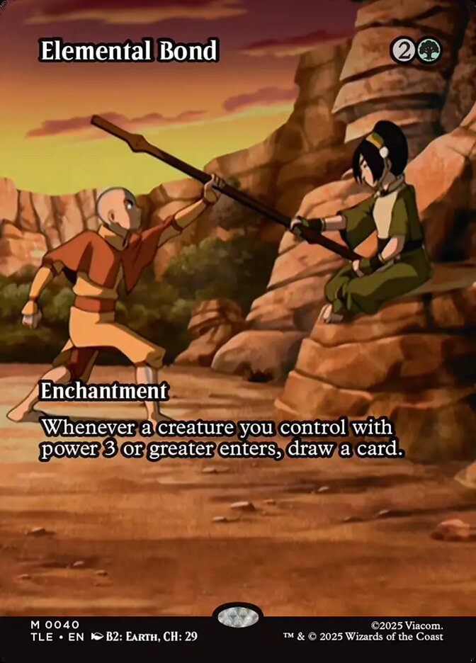 Elemental Bond 40/317 (Avatar: The Last Airbender: Eternal-Legal)  - Borderless Foil | Good Games Morley