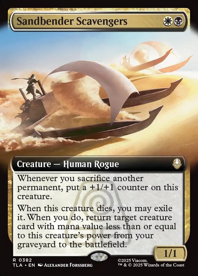 Sandbender Scavengers  382/286 (Avatar: The Last Airbender)  - Extended Art Foil | Good Games Morley