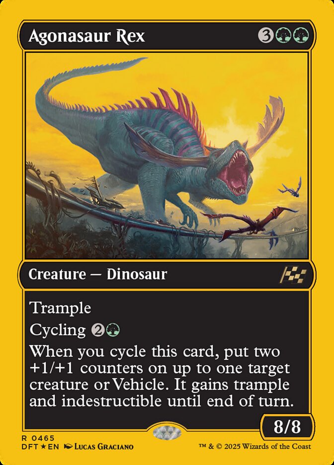 Agonasaur Rex 465/291 (Aetherdrift)  - First-Place Foil | Good Games Morley