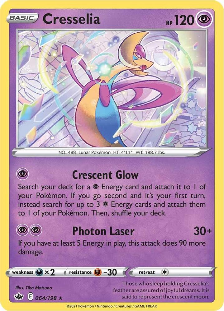 Cresselia 064/198 (SWSH06: Chilling Reign)  - Holofoil | Good Games Morley