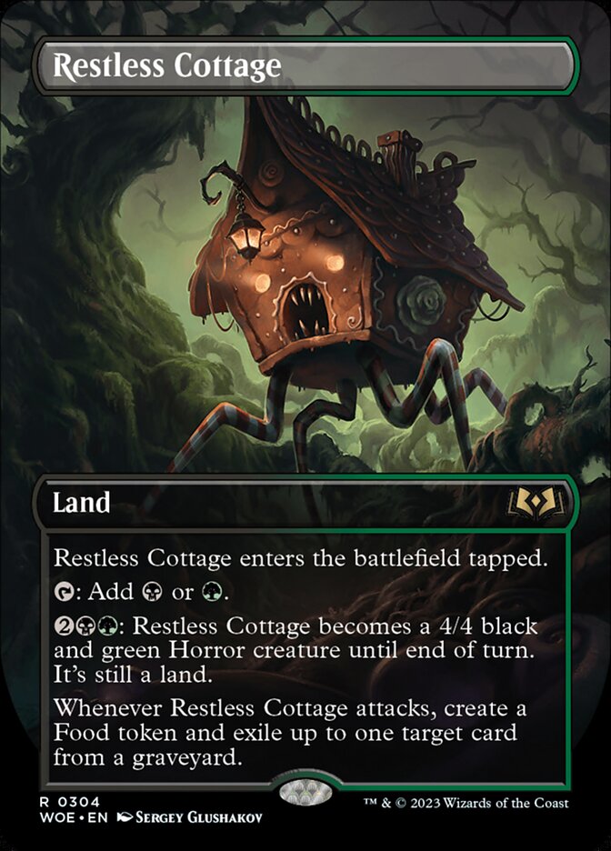 Restless Cottage 304/276 (Wilds of Eldraine)  - Borderless Foil | Good Games Morley