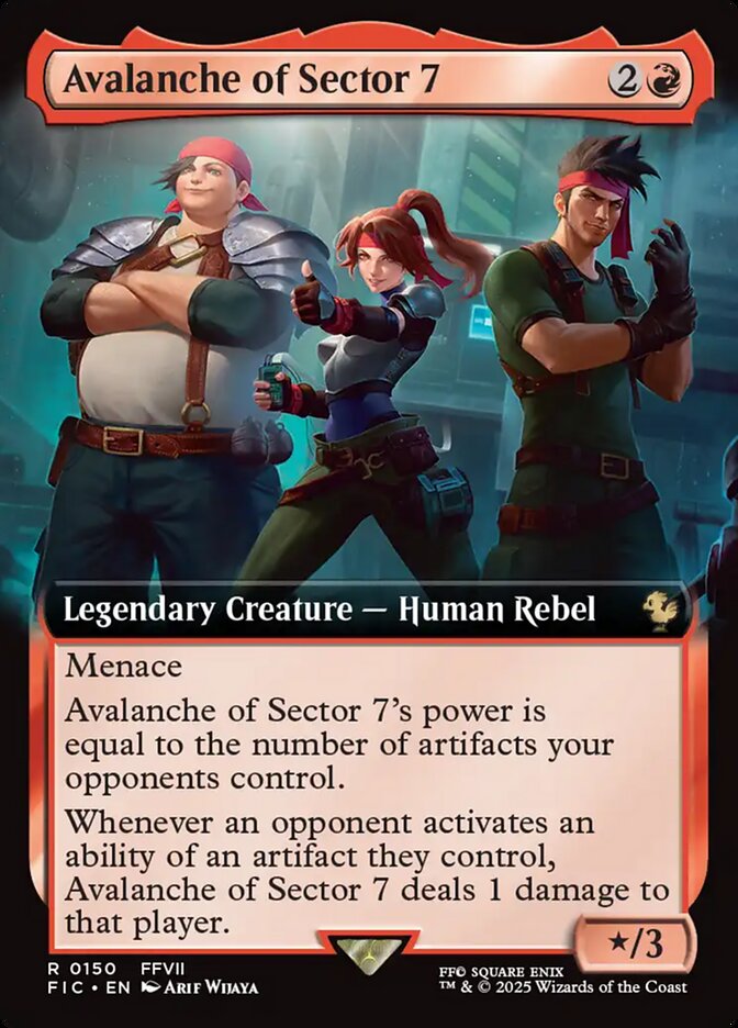 Avalanche of Sector 7 150 (Commander: FINAL FANTASY)  - Extended Art | Good Games Morley
