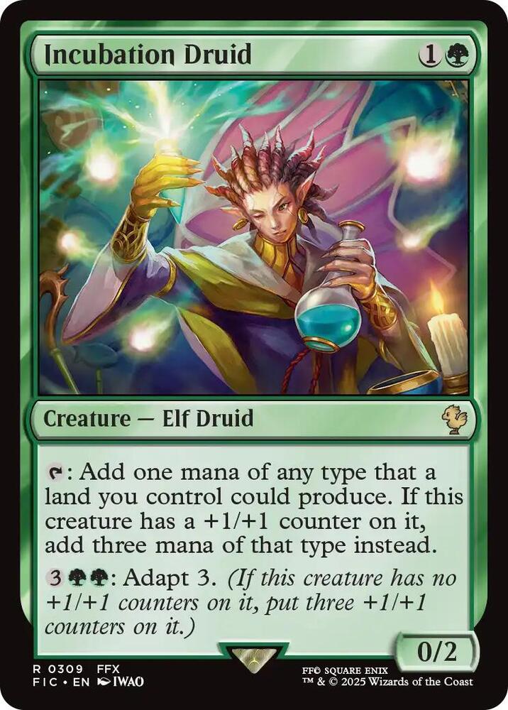Incubation Druid 309 (Commander: FINAL FANTASY)  - Surge Foil | Good Games Morley