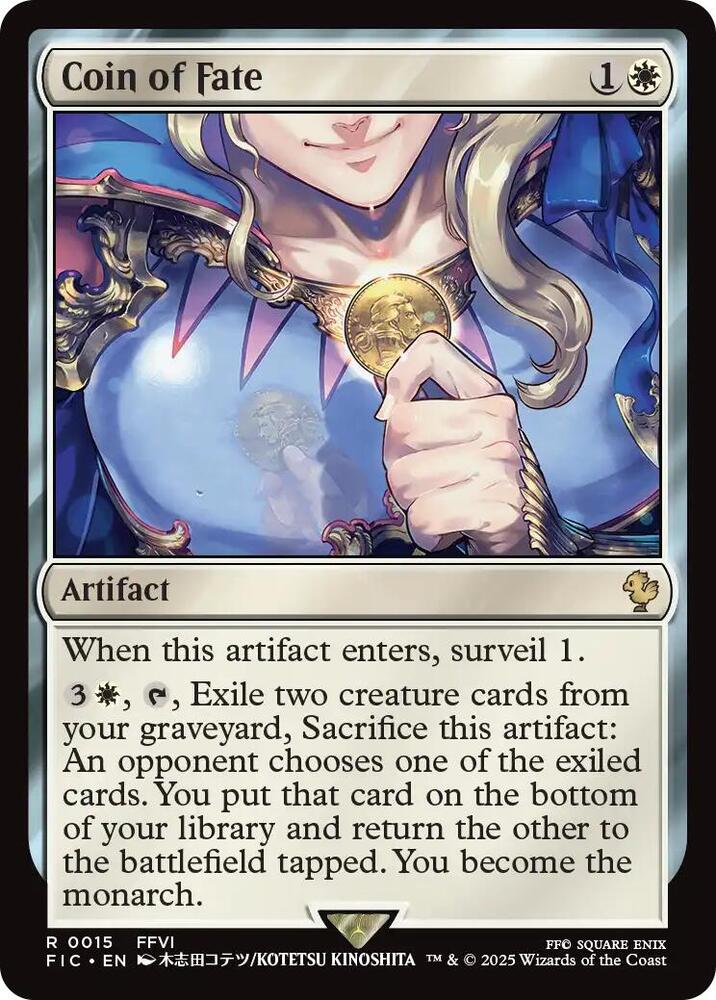 Coin of Fate 15 (Commander: FINAL FANTASY)  - Surge Foil | Good Games Morley