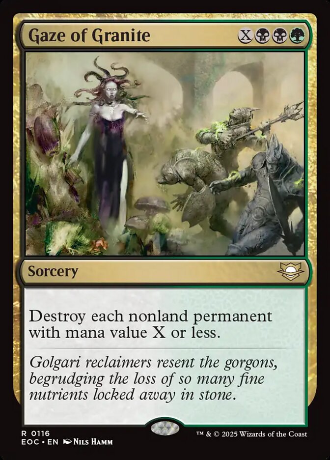 Gaze of Granite 116/191 (Commander: Edge of Eternities)  | Good Games Morley