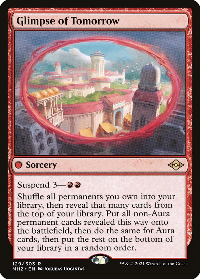 Glimpse of Tomorrow 129 (Modern Horizons 2)  - Foil | Good Games Morley