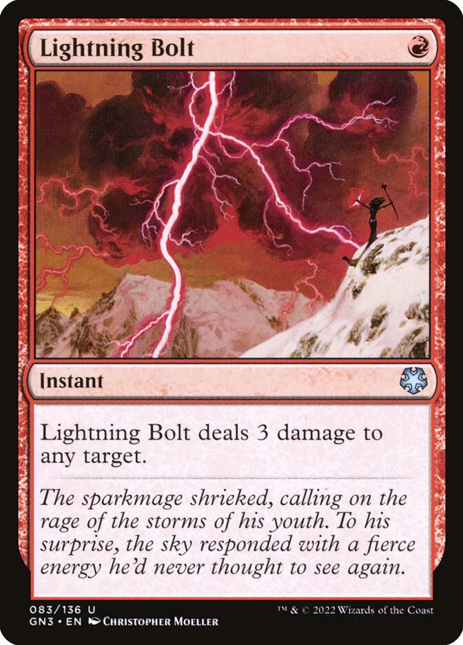 Lightning Bolt 83/135 (Magic Game Night: Free-For-All)  | Good Games Morley