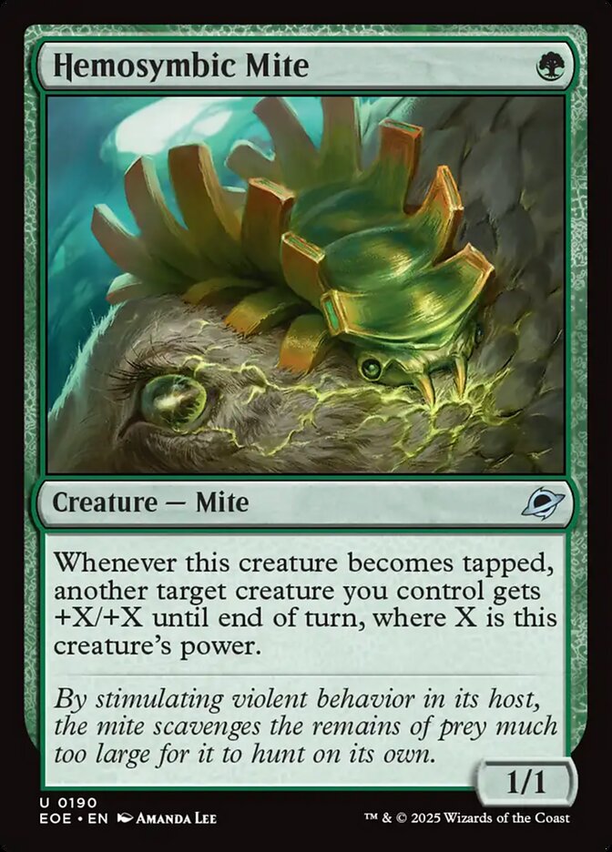 Hemosymbic Mite 190/276 (Edge of Eternities)  | Good Games Morley