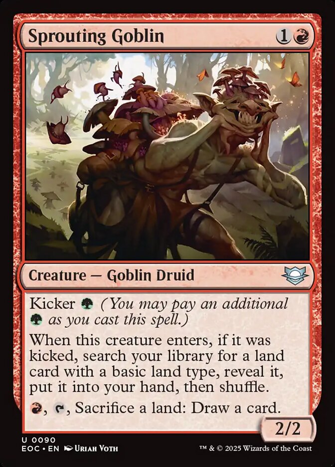 Sprouting Goblin 90/191 (Commander: Edge of Eternities)  | Good Games Morley