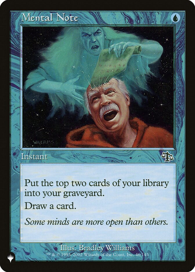Mental Note JUD-46/5075 (The List Reprints)  | Good Games Morley