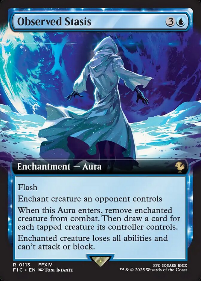 Observed Stasis 113 (Commander: FINAL FANTASY)  - Extended Art | Good Games Morley
