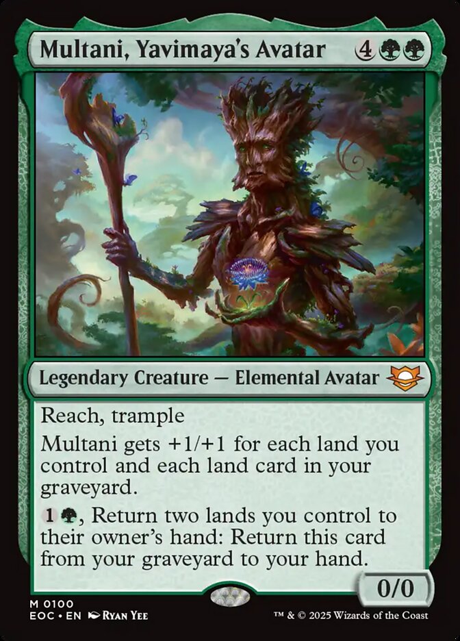 Multani, Yavimaya's Avatar 100/191 (Commander: Edge of Eternities)  | Good Games Morley