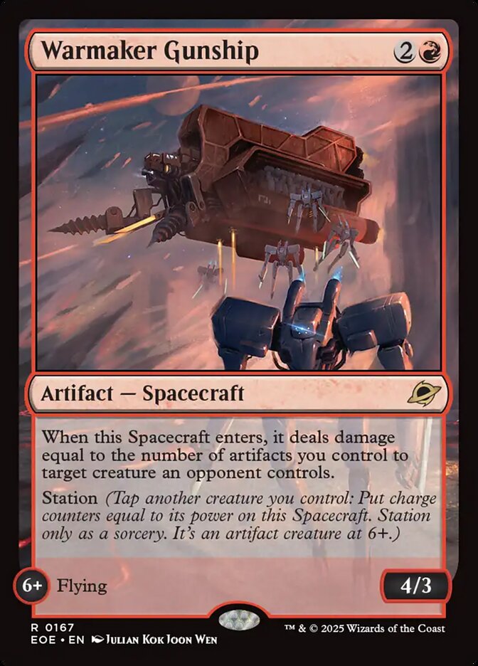 Warmaker Gunship 167/276 (Edge of Eternities)  | Good Games Morley