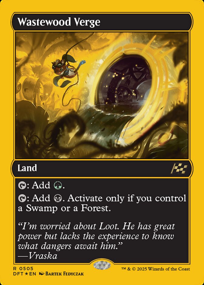 Wastewood Verge 505 (Aetherdrift)  - First-Place Foil | Good Games Morley