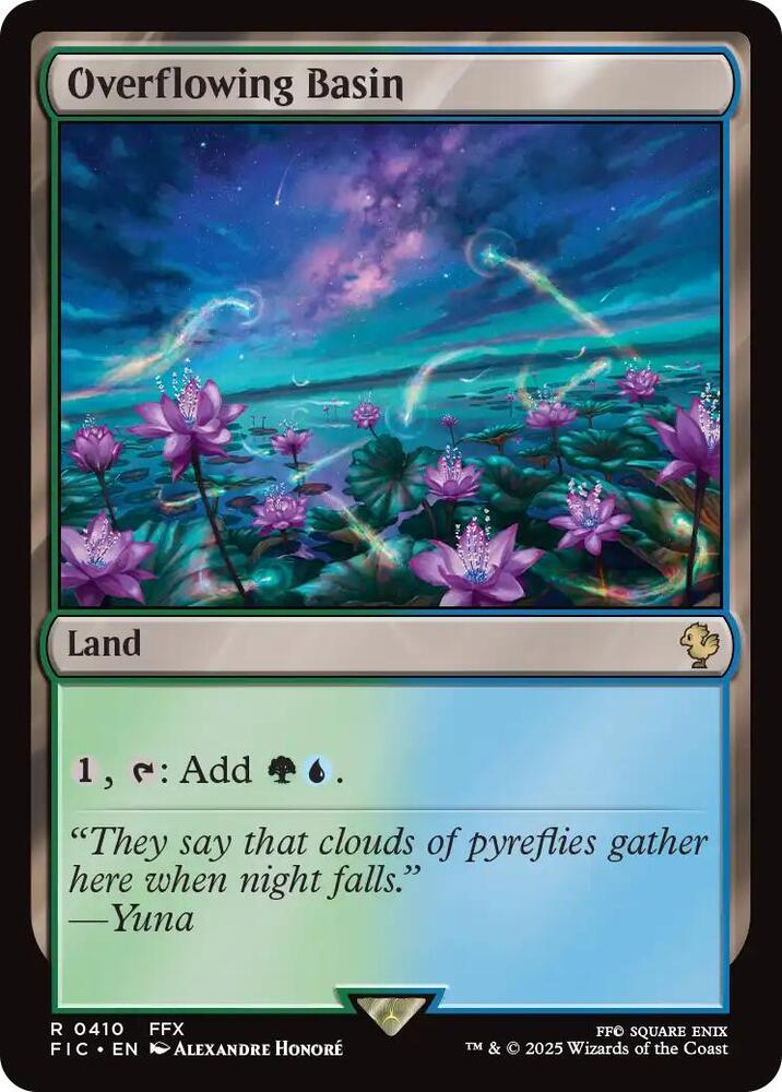 Overflowing Basin 410 (Commander: FINAL FANTASY)  - Surge Foil | Good Games Morley