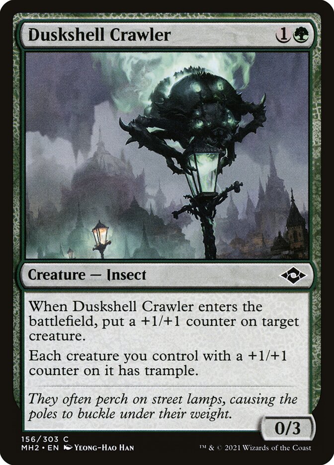 Duskshell Crawler 156 (Modern Horizons 2)  - Foil | Good Games Morley