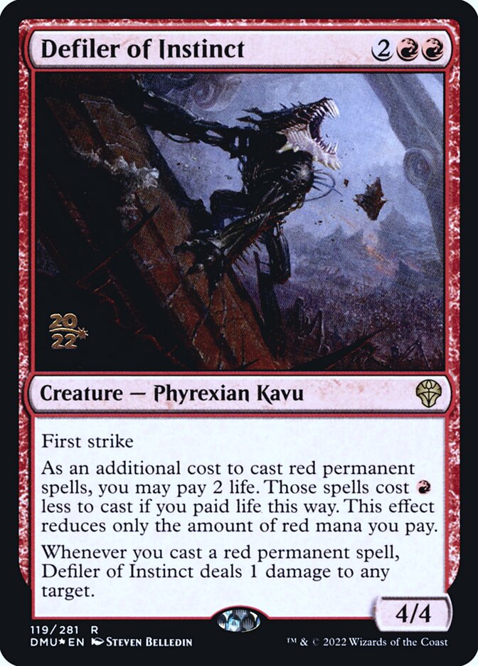 Defiler of Instinct 119s/161 (Prerelease Cards)  - Foil | Good Games Morley