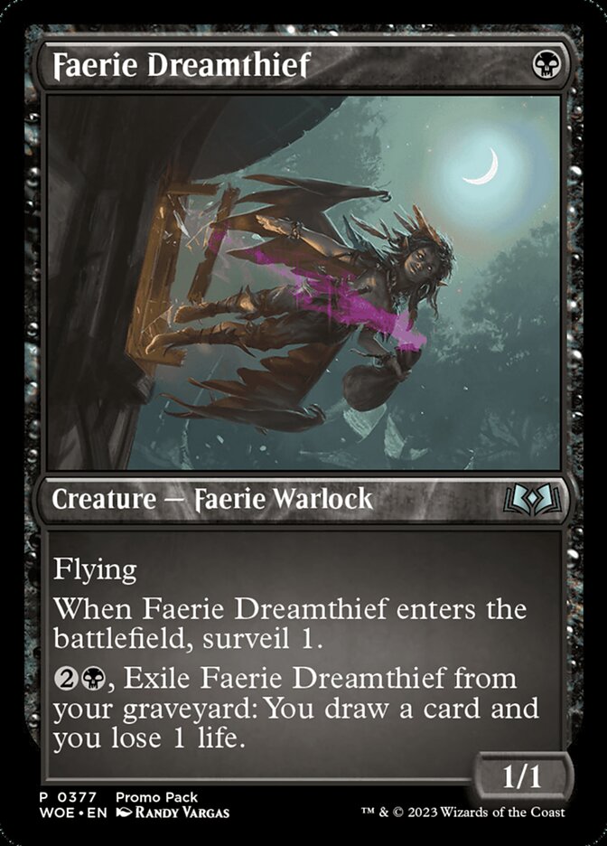 Faerie Dreamthief 377 (Promo Pack: Wilds of Eldraine)  | Good Games Morley