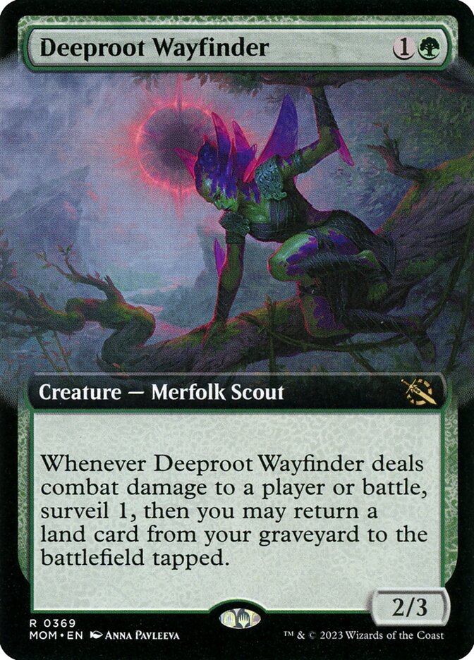 Deeproot Wayfinder 369/291 (March of the Machine)  - Extended Art | Good Games Morley