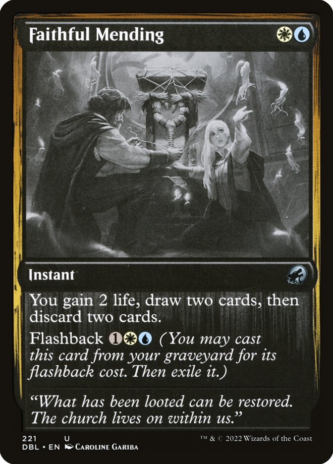 Faithful Mending 221 (Innistrad: Double Feature)  - Foil | Good Games Morley