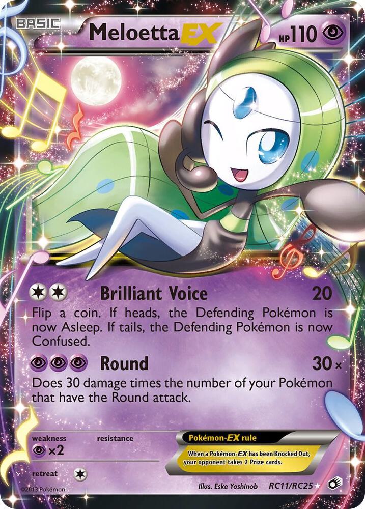 Meloetta EX RC11/RC25 (Legendary Treasures: Radiant Collection)  - Holofoil | Good Games Morley