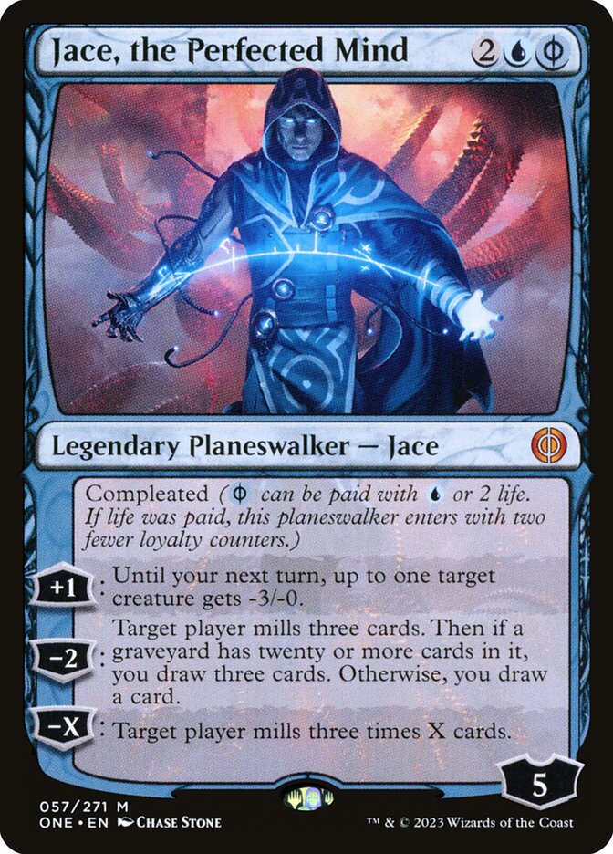 Jace, the Perfected Mind 57 (Phyrexia: All Will Be One)  - Foil | Good Games Morley