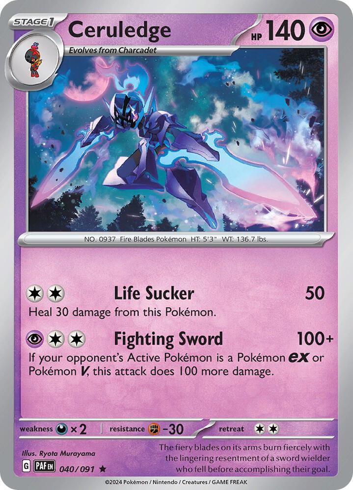 Ceruledge 040/091 (SV: Paldean Fates)  - Holofoil | Good Games Morley