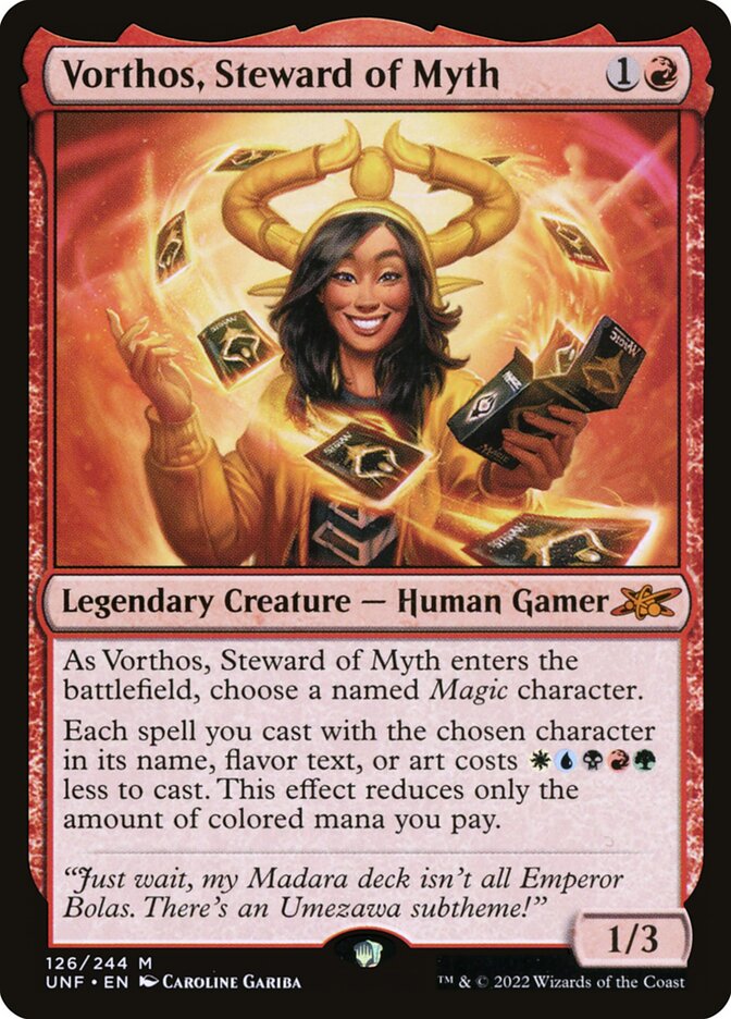 Vorthos, Steward of Myth 126/244 (Unfinity)  | Good Games Morley