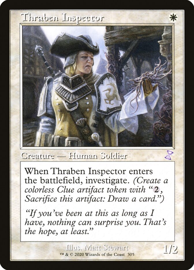 Thraben Inspector 305/289 (Time Spiral: Remastered)  | Good Games Morley