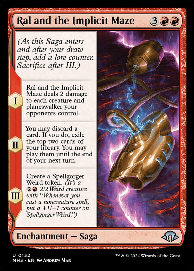 Ral and the Implicit Maze 132/319 (Modern Horizons 3)  | Good Games Morley