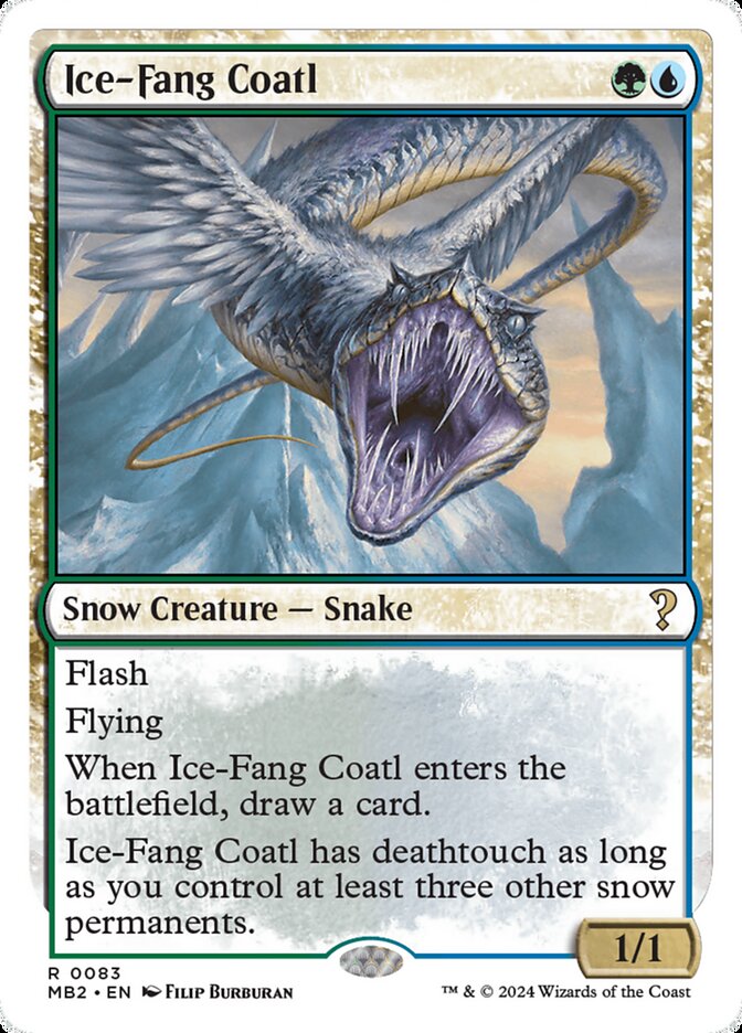 Ice-Fang Coatl 83/390 (Mystery Booster 2)  | Good Games Morley