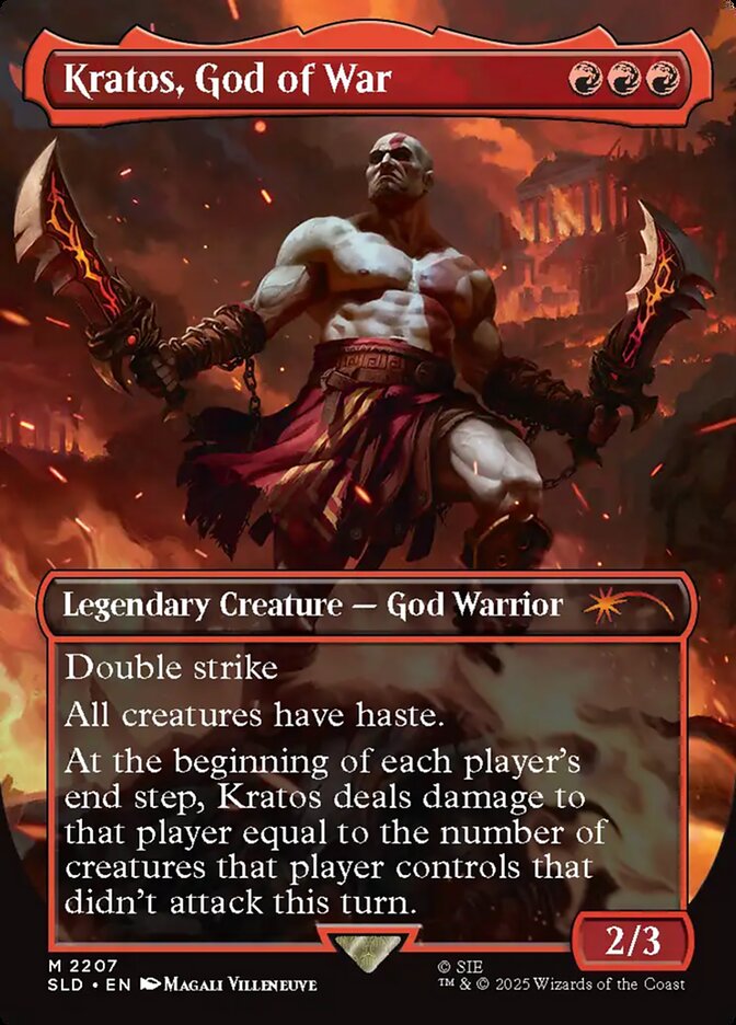 Kratos, God of War 2207 (Secret Lair Drop Series)  - Borderless | Good Games Morley
