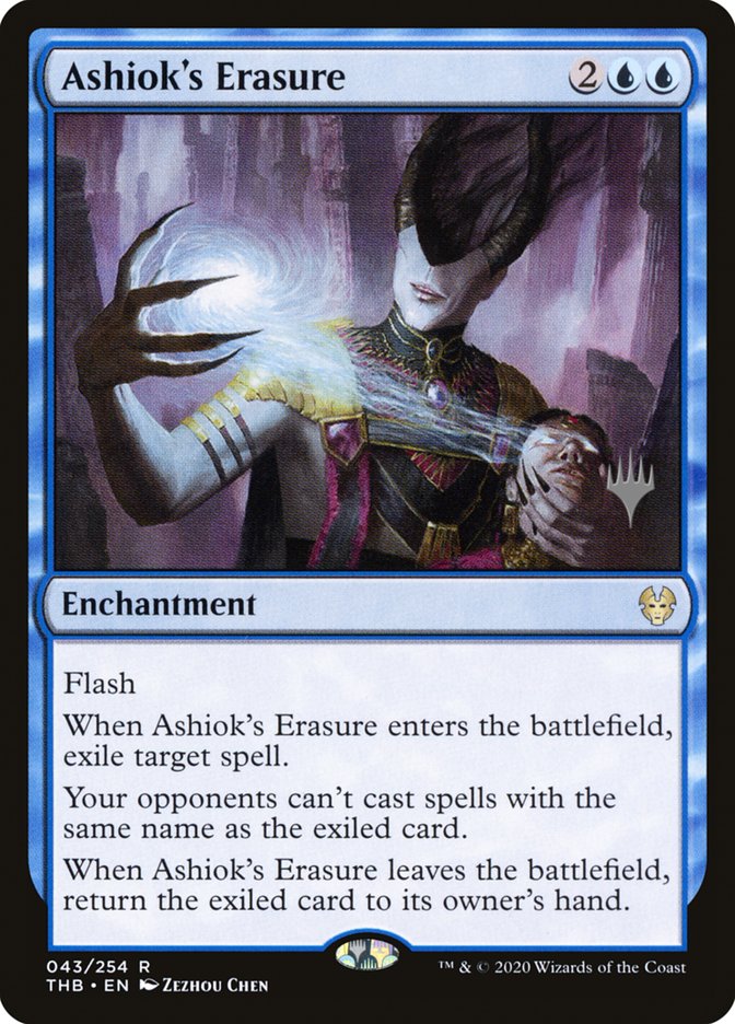 Ashiok's Erasure 43p/137 (Promo Pack: Theros Beyond Death)  - Foil | Good Games Morley
