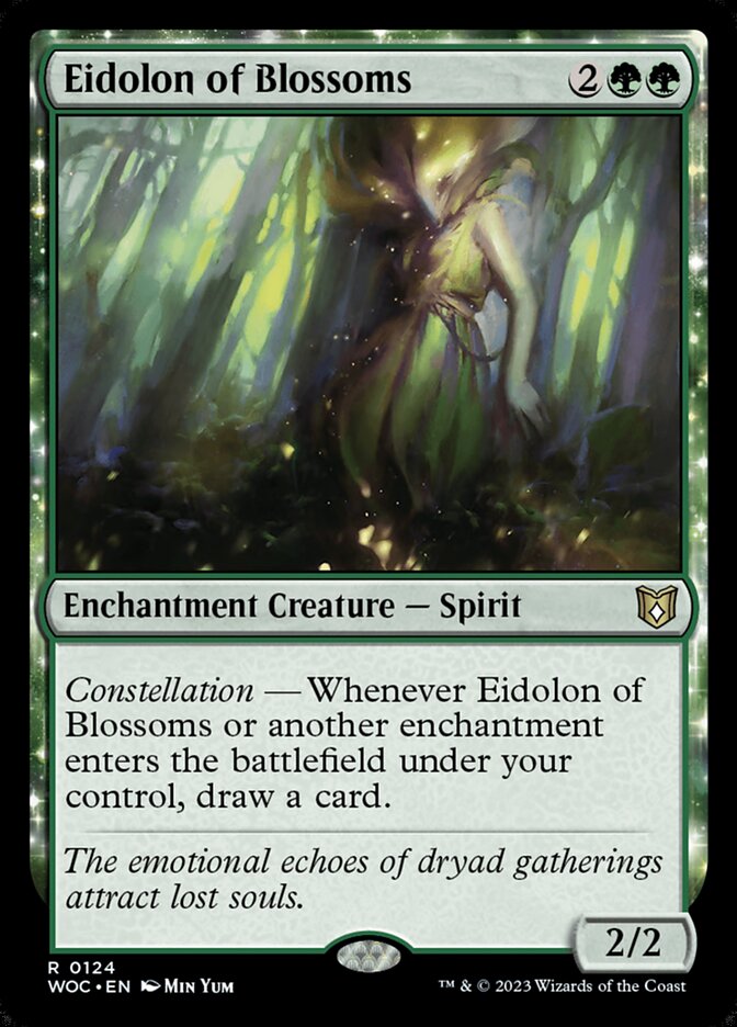 Eidolon of Blossoms 124/173 (Commander: Wilds of Eldraine)  | Good Games Morley