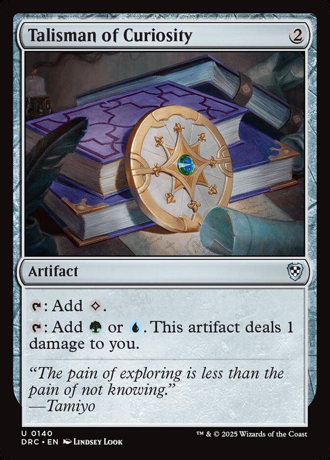 Talisman of Curiosity 140/187 (Commander: Aetherdrift)  | Good Games Morley