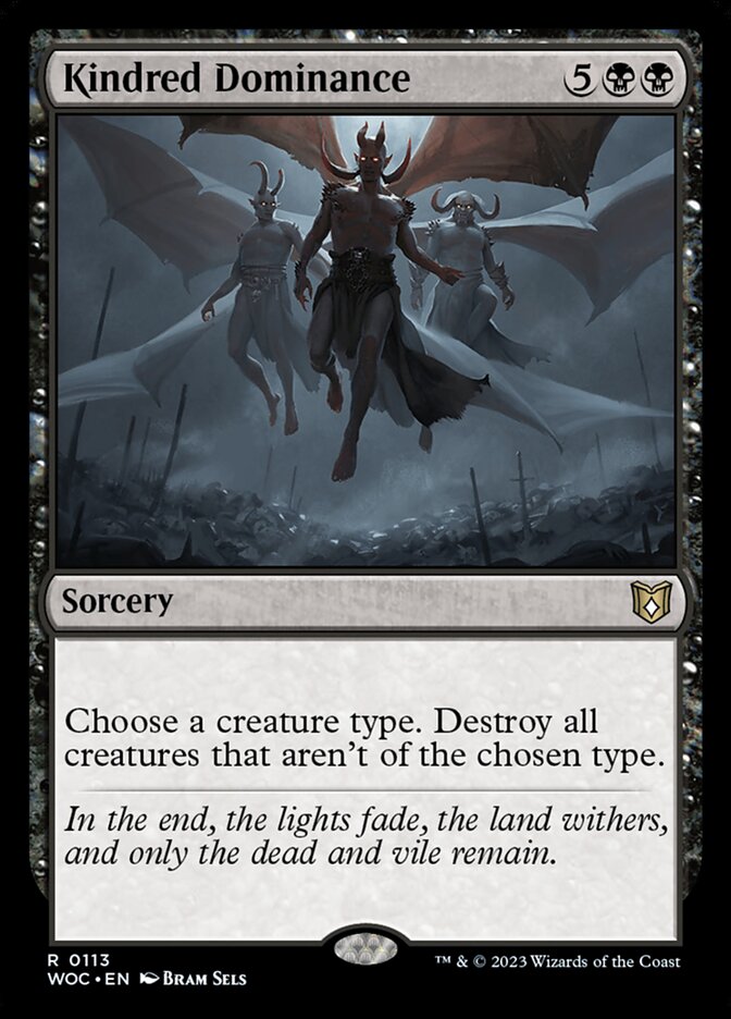 Kindred Dominance 113 (Commander: Wilds of Eldraine)  | Good Games Morley