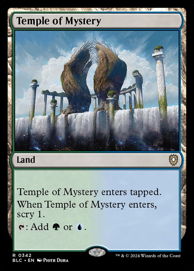 Temple of Mystery 342 (Commander: Bloomburrow)  | Good Games Morley