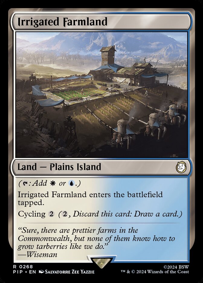 Irrigated Farmland 268/326 (Universes Beyond: Fallout)  | Good Games Morley