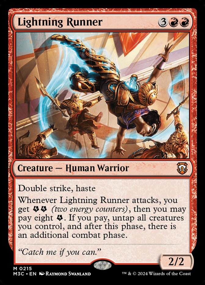 Lightning Runner 215/411 (Commander: Modern Horizons 3)  | Good Games Morley