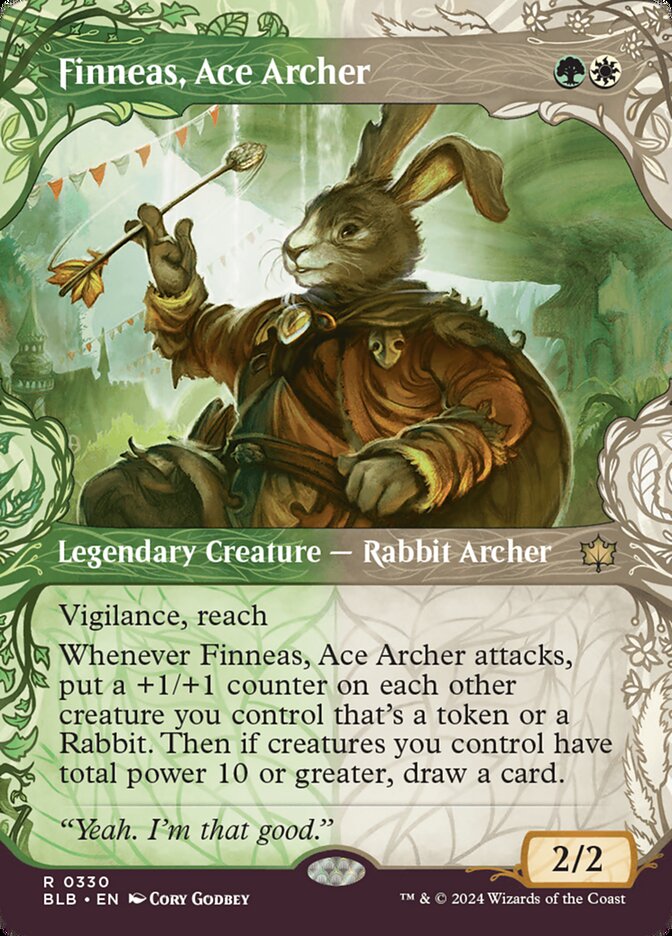 Finneas, Ace Archer 330 (Bloomburrow)  - Showcase | Good Games Morley