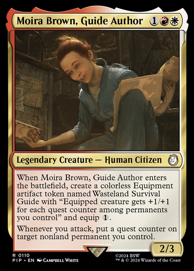 Moira Brown, Guide Author 110/326 (Universes Beyond: Fallout)  - Foil | Good Games Morley