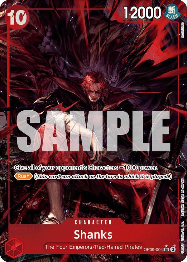 Shanks OP09-004 (Emperors in the New World)  - Alternate Art Foil | Good Games Morley